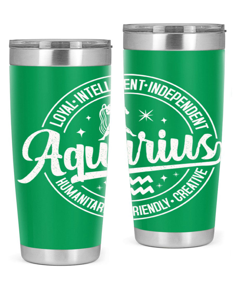 aquarius 77#- zodiac- Tumbler