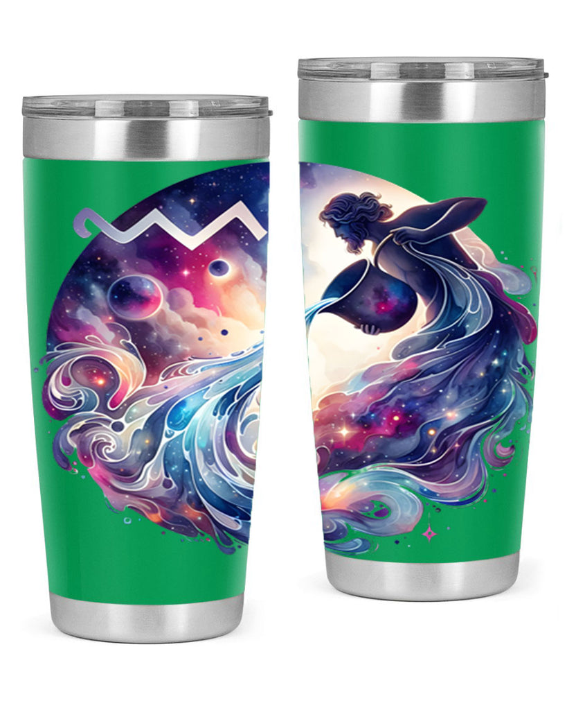 aquarius 89#- zodiac- Tumbler