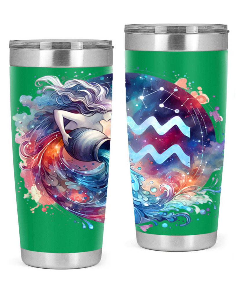 aquarius 90#- zodiac- Tumbler