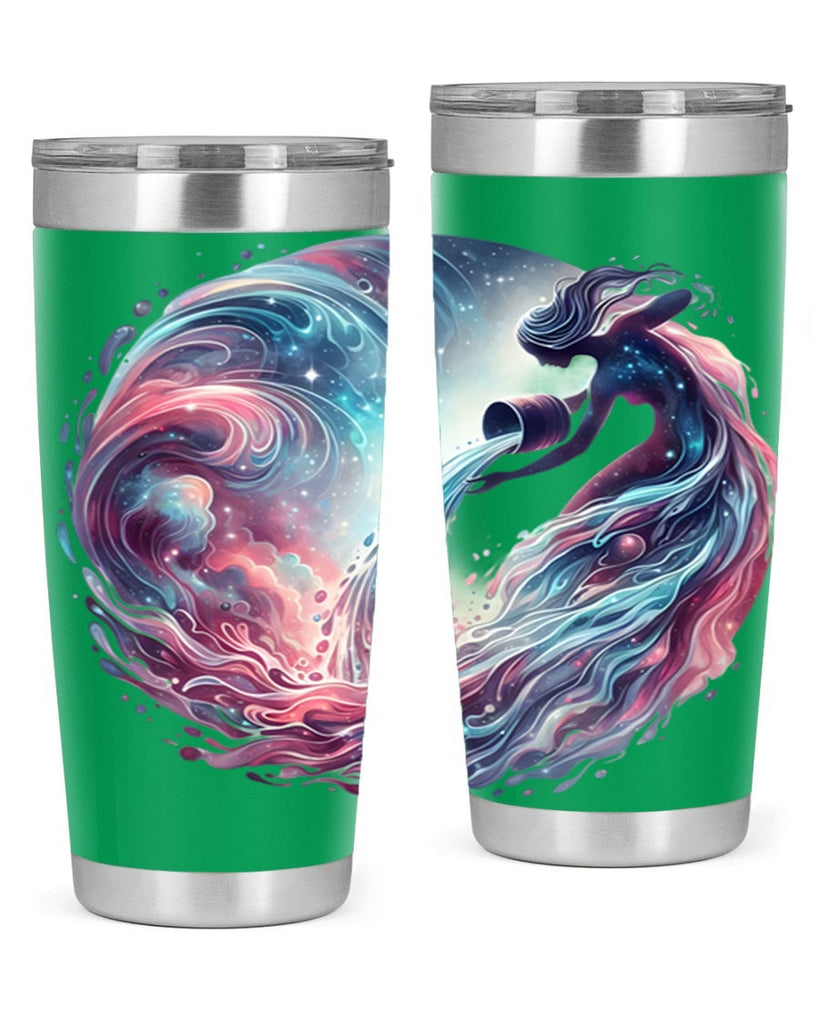 aquarius 91#- zodiac- Tumbler