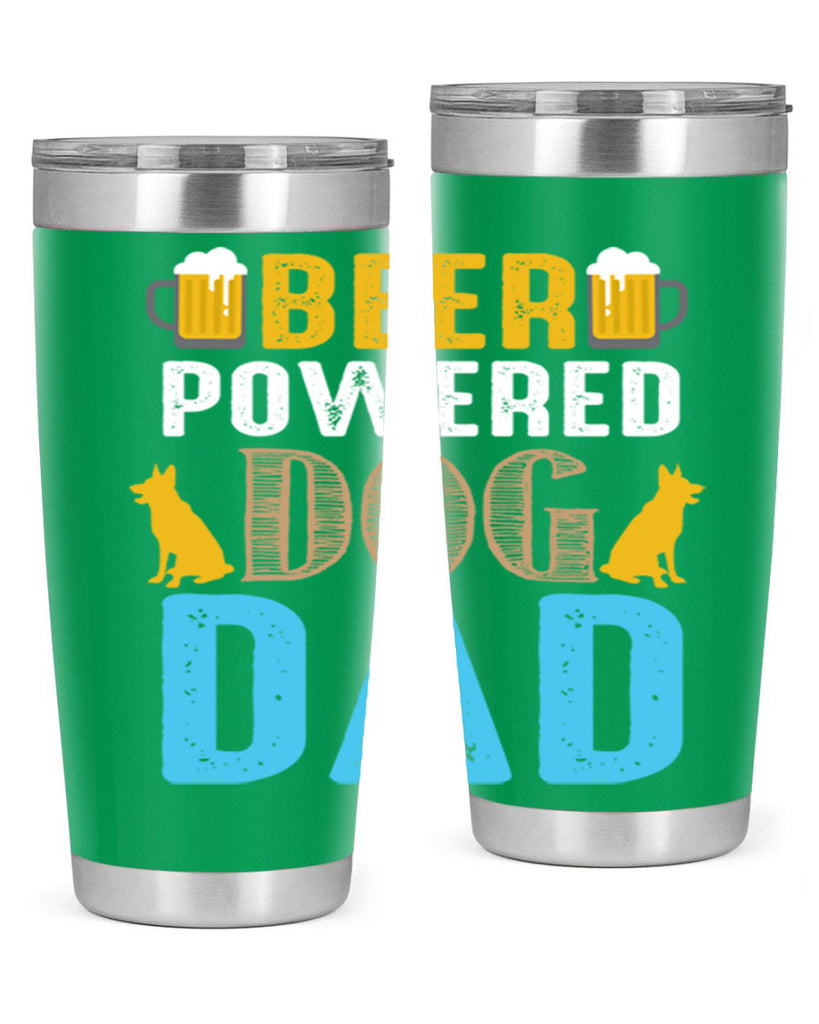 beer power dog dad 145#- beer- Tumbler