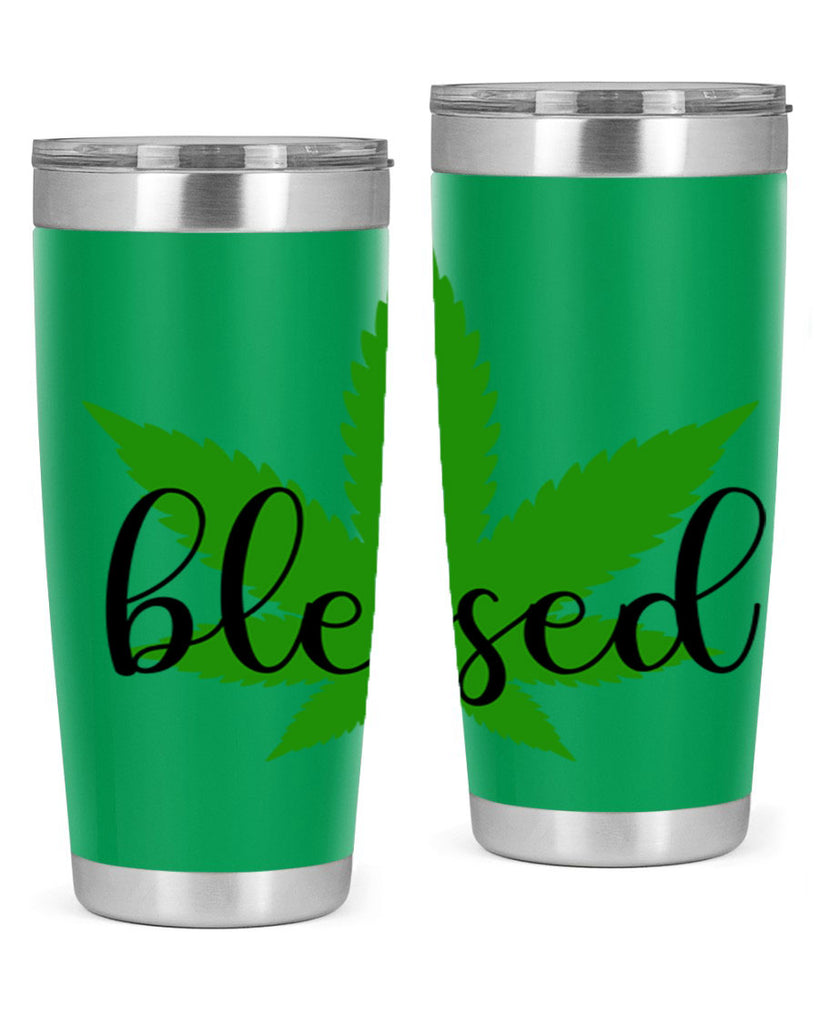 blessed 17#- marijuana- Tumbler