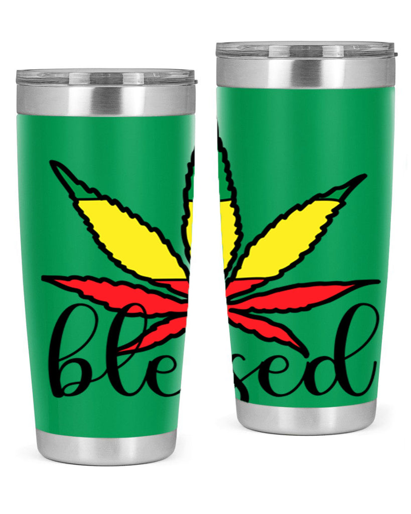 blessed cannabis jamacian 18#- marijuana- Tumbler