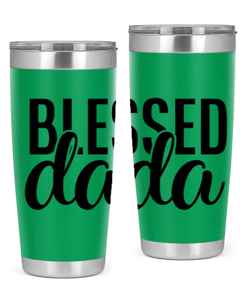 blessed dada 34#- dad- Tumbler