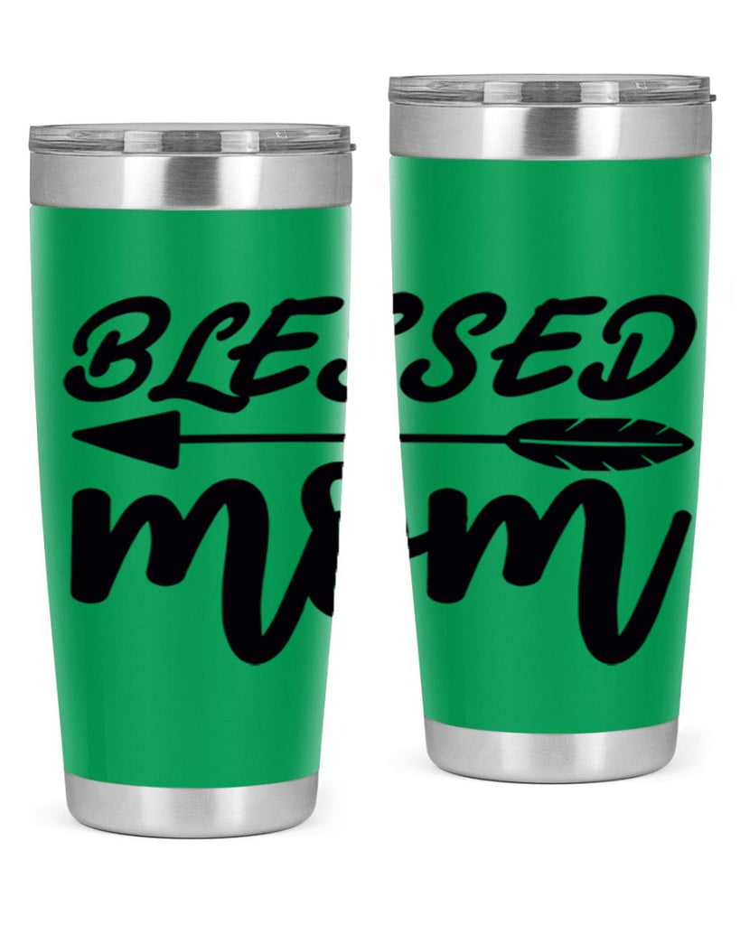 blessed mom 270#- mom- Tumbler