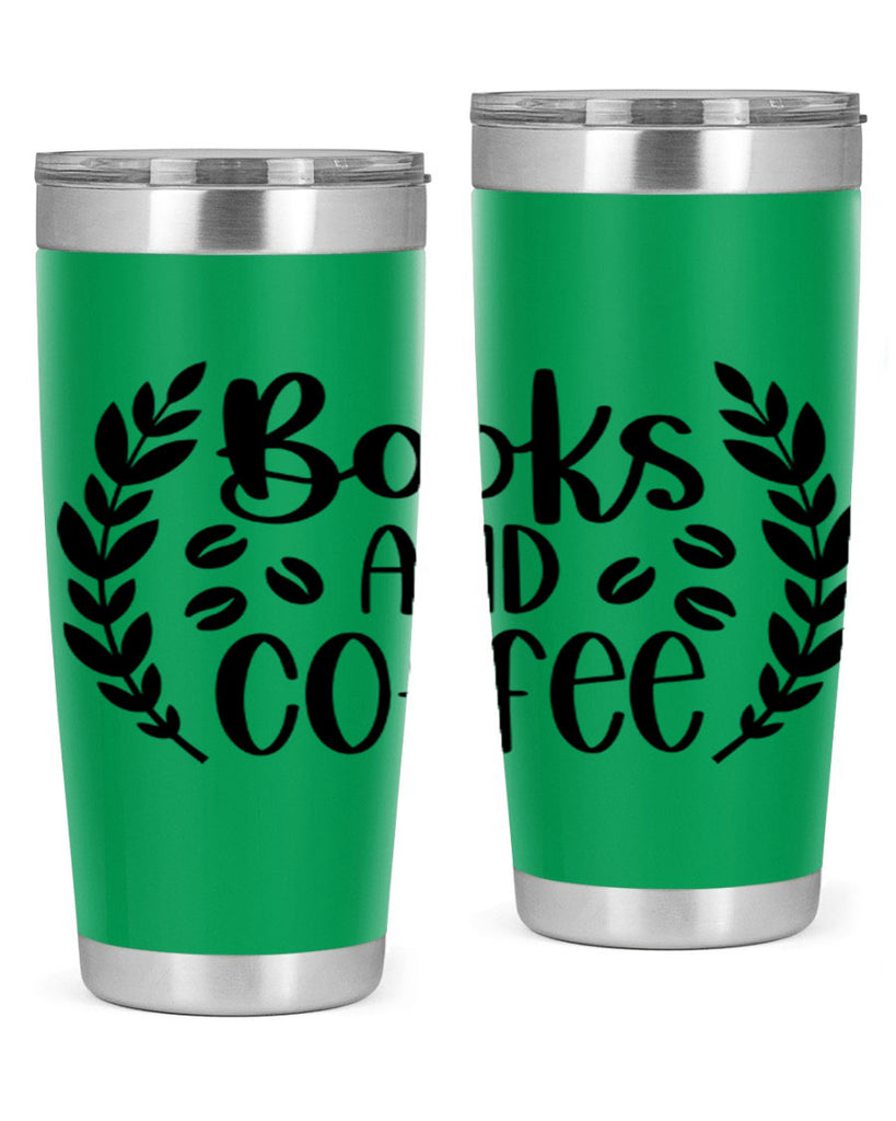 books and coffee 47#- reading- Tumbler