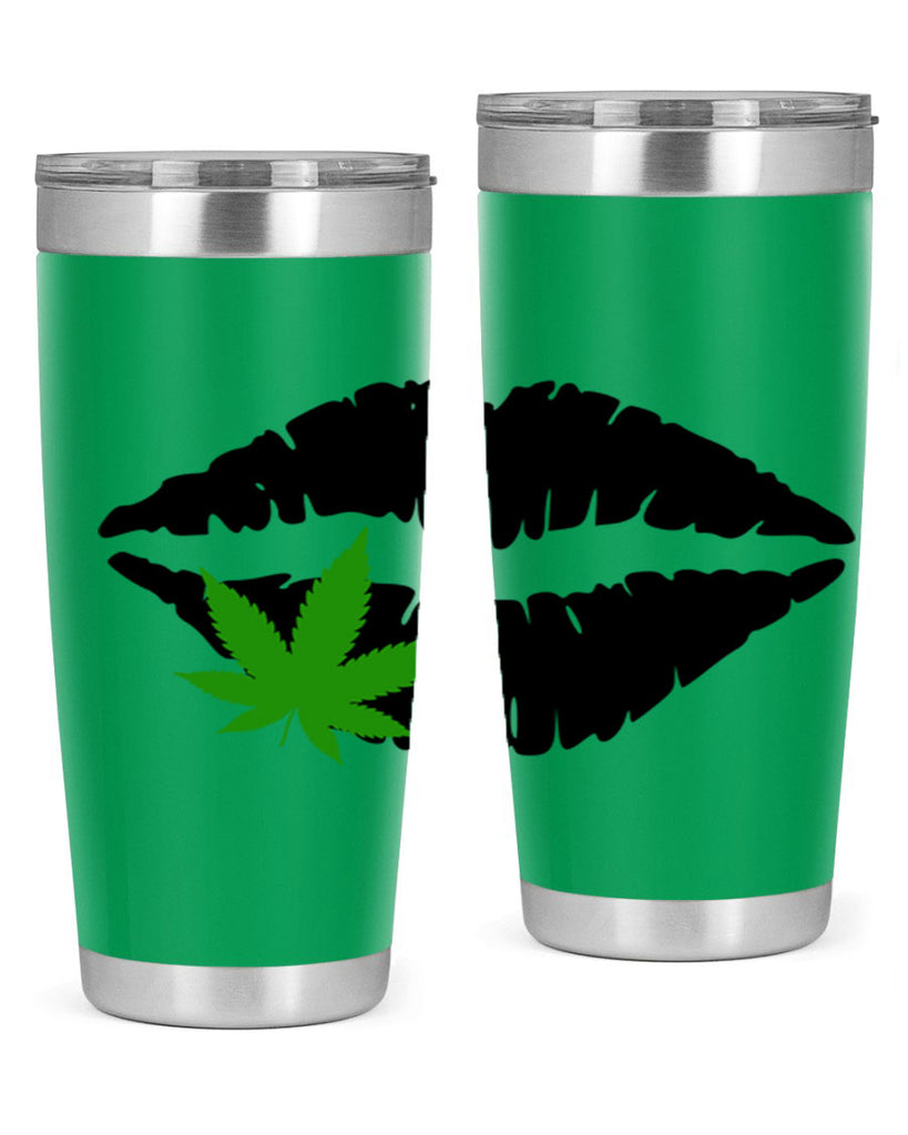 cannabis lips 47#- marijuana- Tumbler