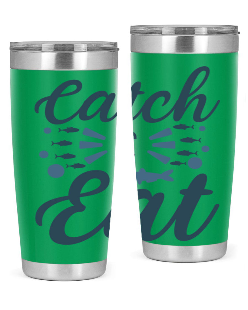 catch eat 173#- fishing- Tumbler