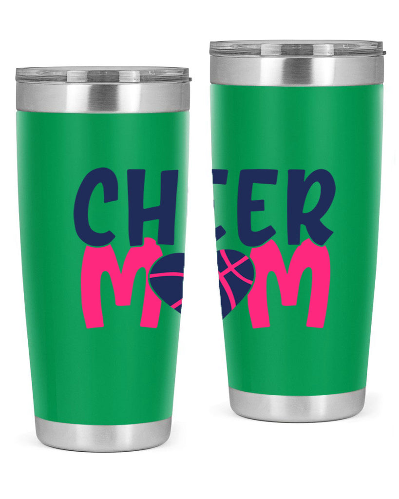 cheer mom 1746#- cheer- Tumbler