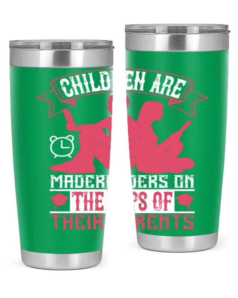 children are made readers on the laps of their parents 73#- reading- Tumbler