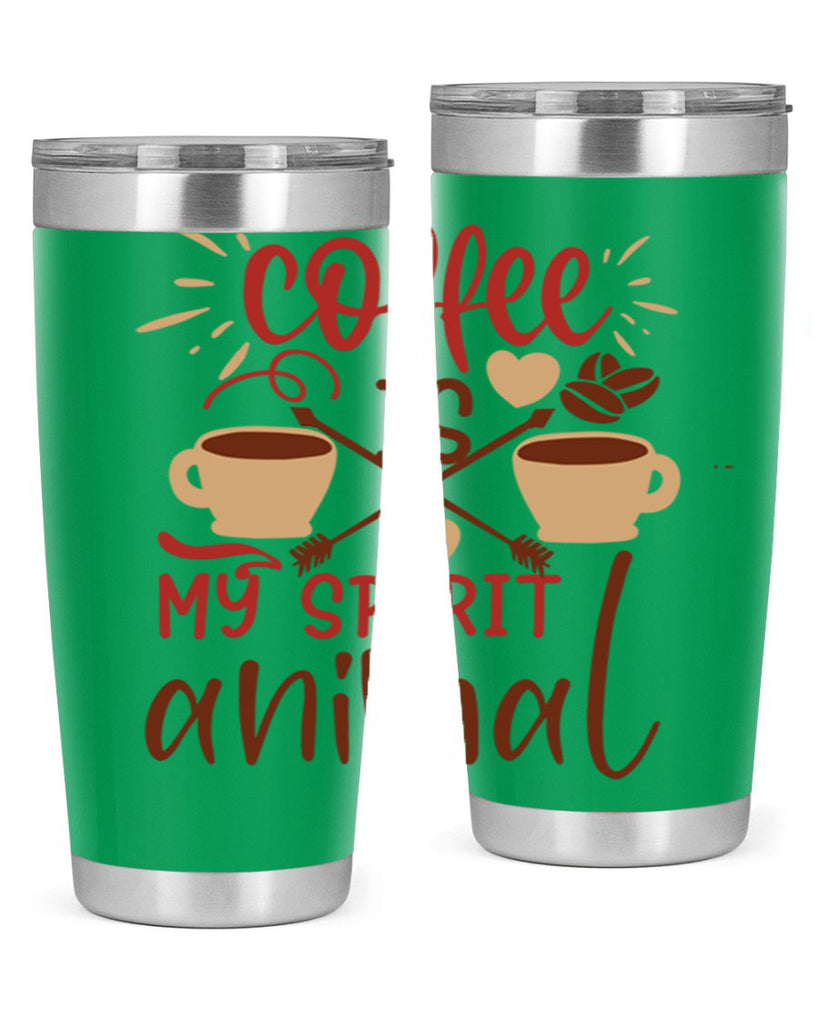 coffee is my spirit animal 217#- coffee- Tumbler