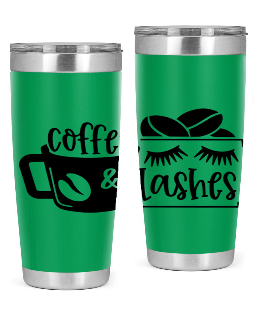 coffee lashes 176#- coffee- Tumbler