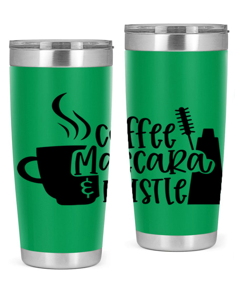 coffee mascara hustle 145#- coffee- Tumbler