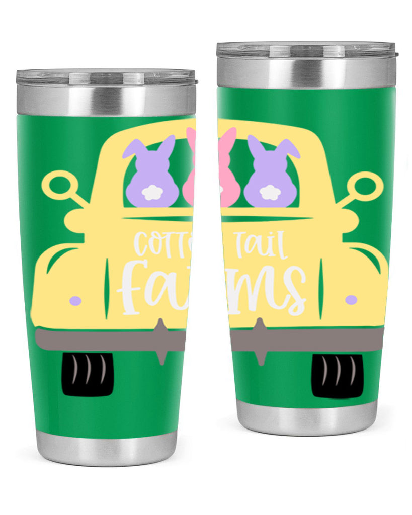 cotton tail farms 62#- easter- Tumbler