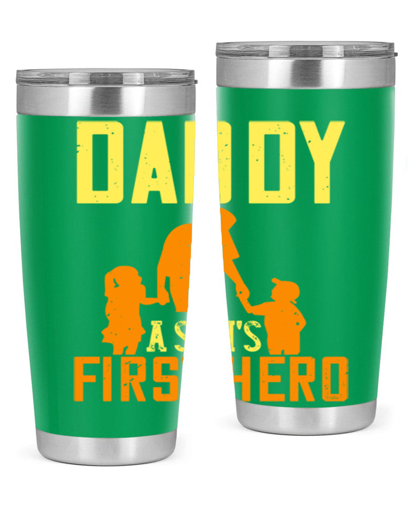 daddy a sons first hero 249#- fathers day- Tumbler