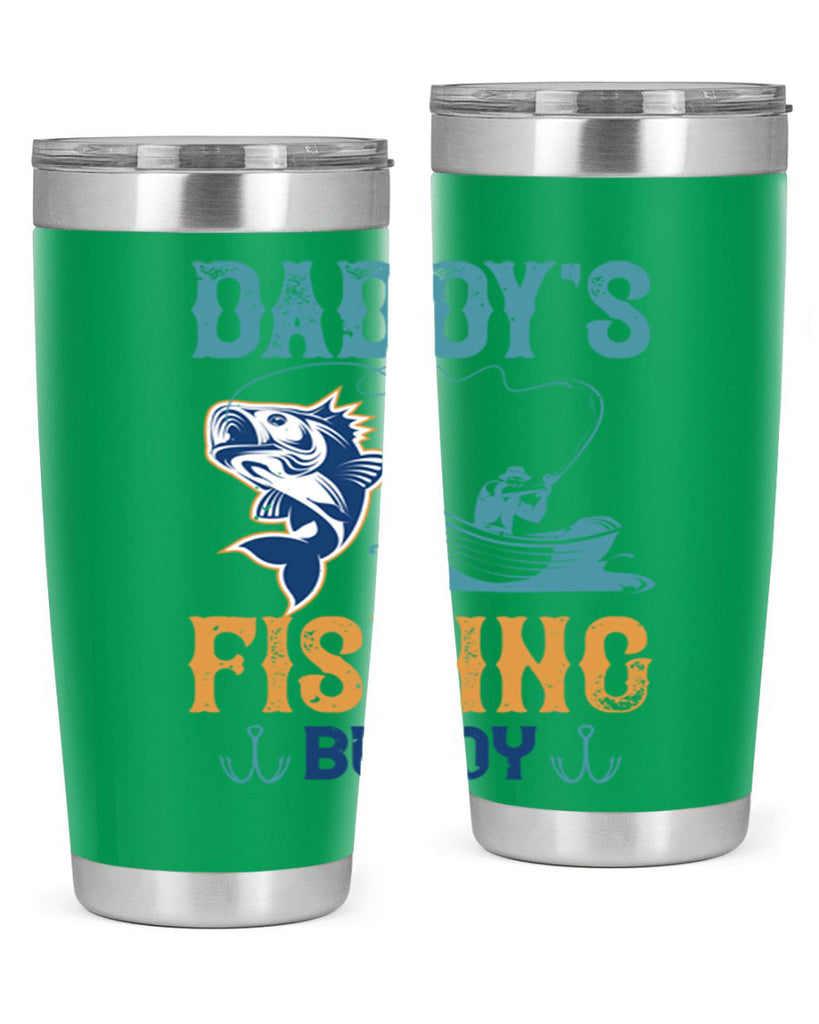 daddy’s fishing buddy 166#- fishing- Tumbler