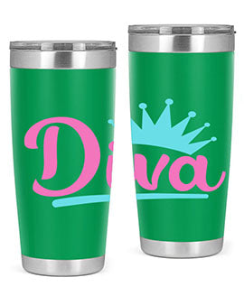 diva Style 121#- dog- Tumbler