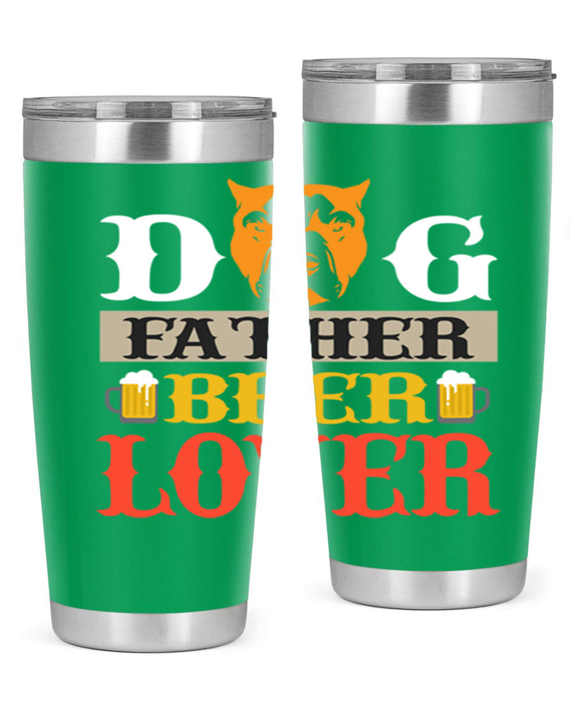 dog father beer lover 116#- beer- Tumbler