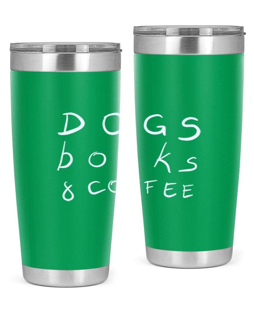 dogs books and coffee 282#- coffee- Tumbler