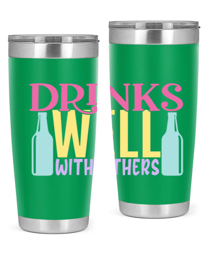 drinks well with others 129#- beer- Tumbler