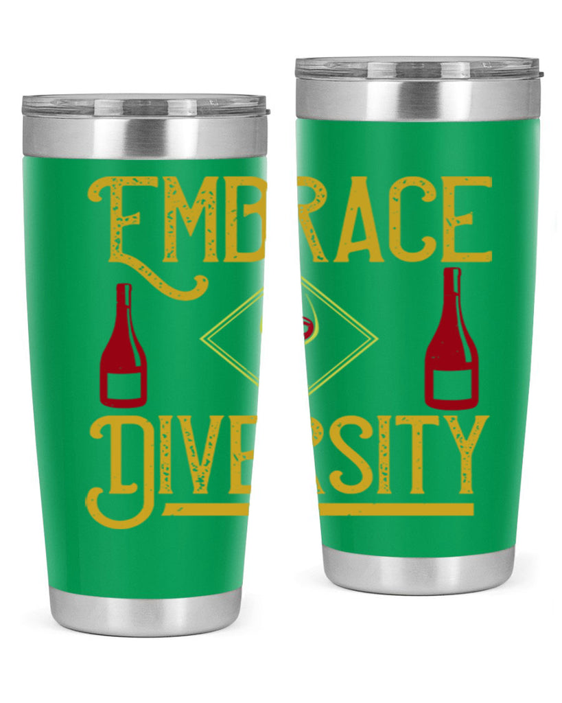 embrace diversity 218#- wine- Tumbler