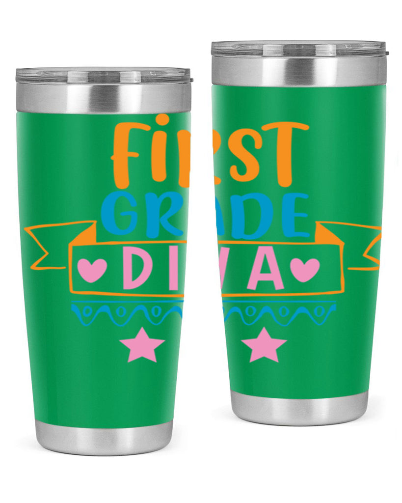 first grade diva 23#- 1st grade- Tumbler