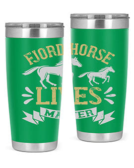 fjord horse lives matter Style 54#- horse- Tumbler