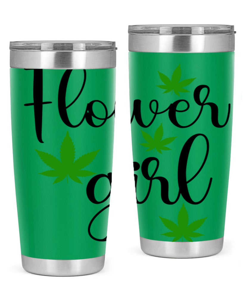 flower girl cannabis 84#- marijuana- Tumbler