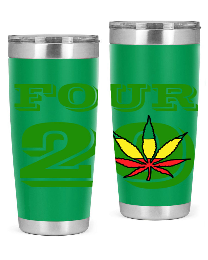 four twenty 87#- marijuana- Tumbler