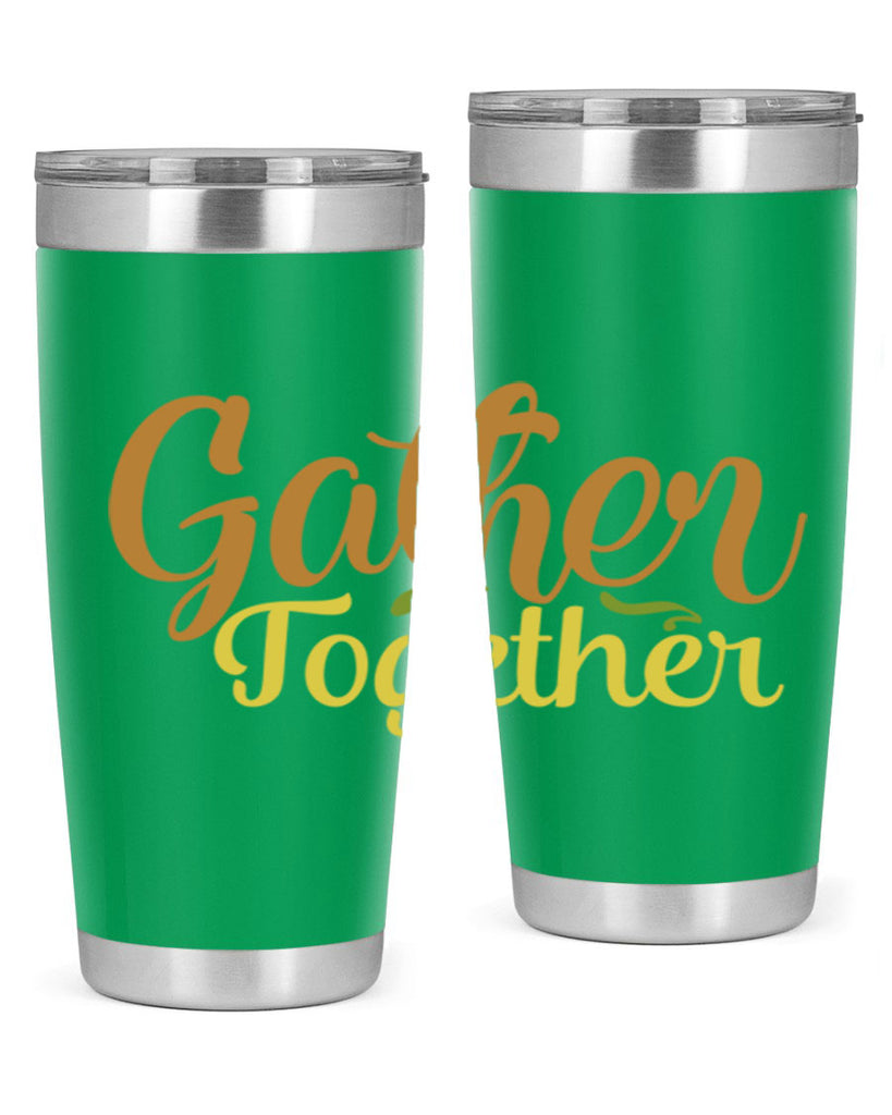 gather together 61#- thanksgiving- Tumbler