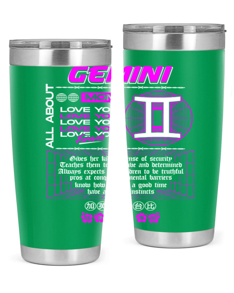 gemini 244#- zodiac- Tumbler