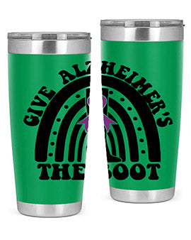 give alzheimer s the boot 154#- alzheimers- Tumbler