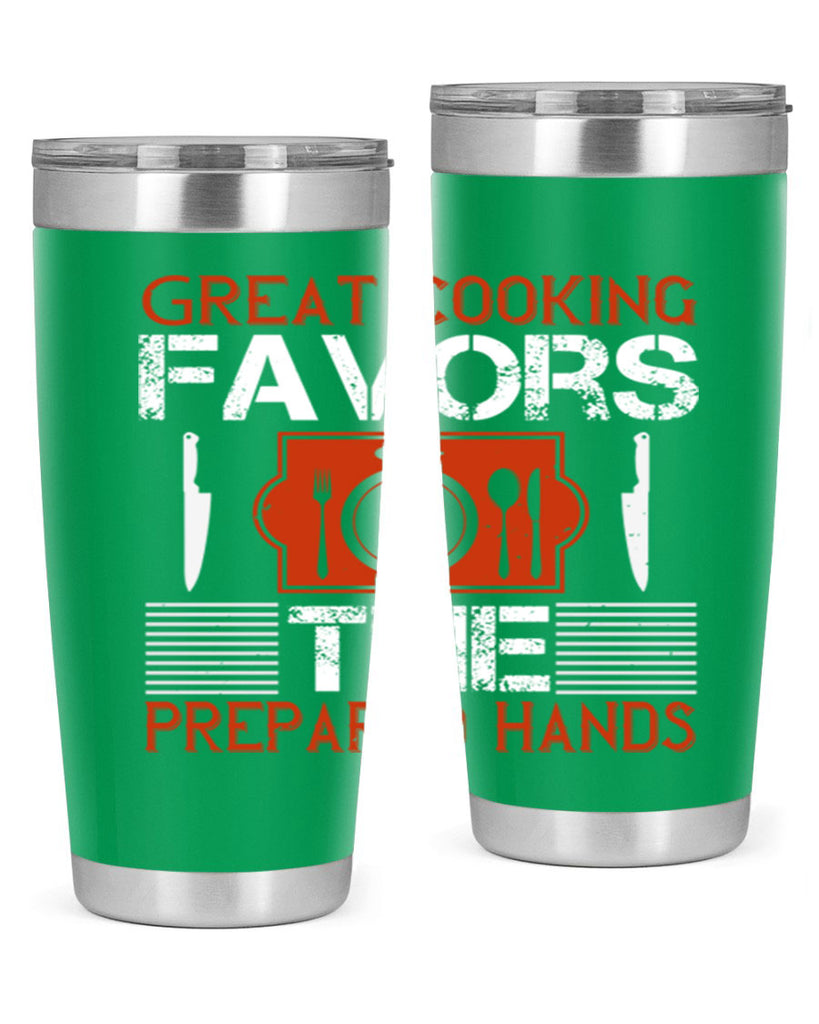 great cooking favors the prepared hands 37#- cooking- Tumbler