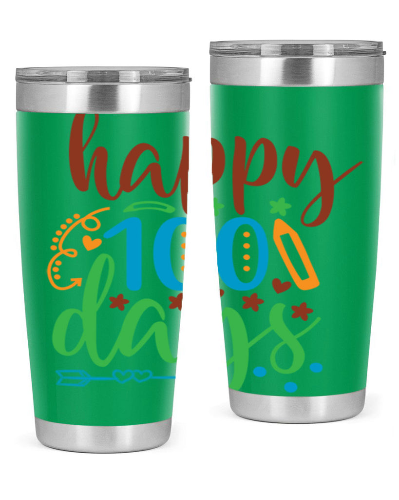 happy 100 days 10#- 100 days of school- Tumbler