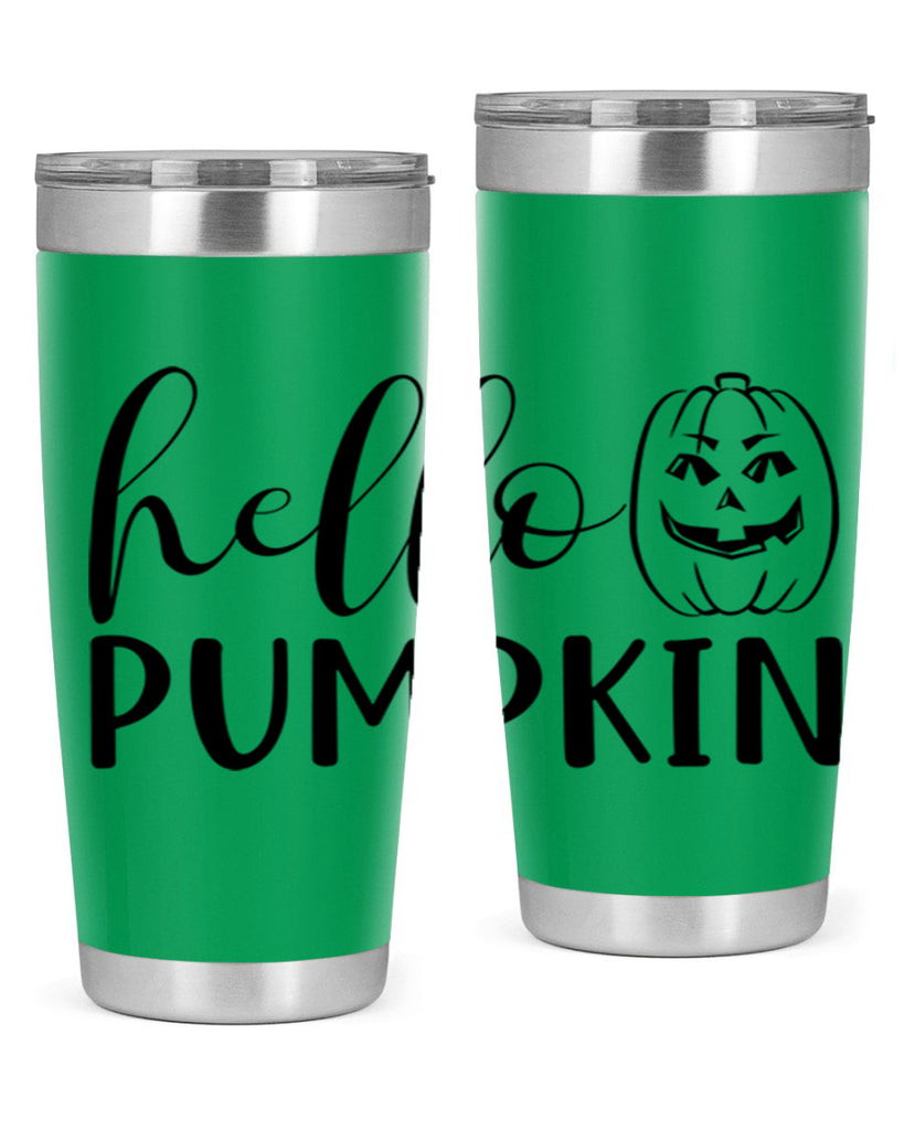 hello pumpkin 287#- fall- Tumbler