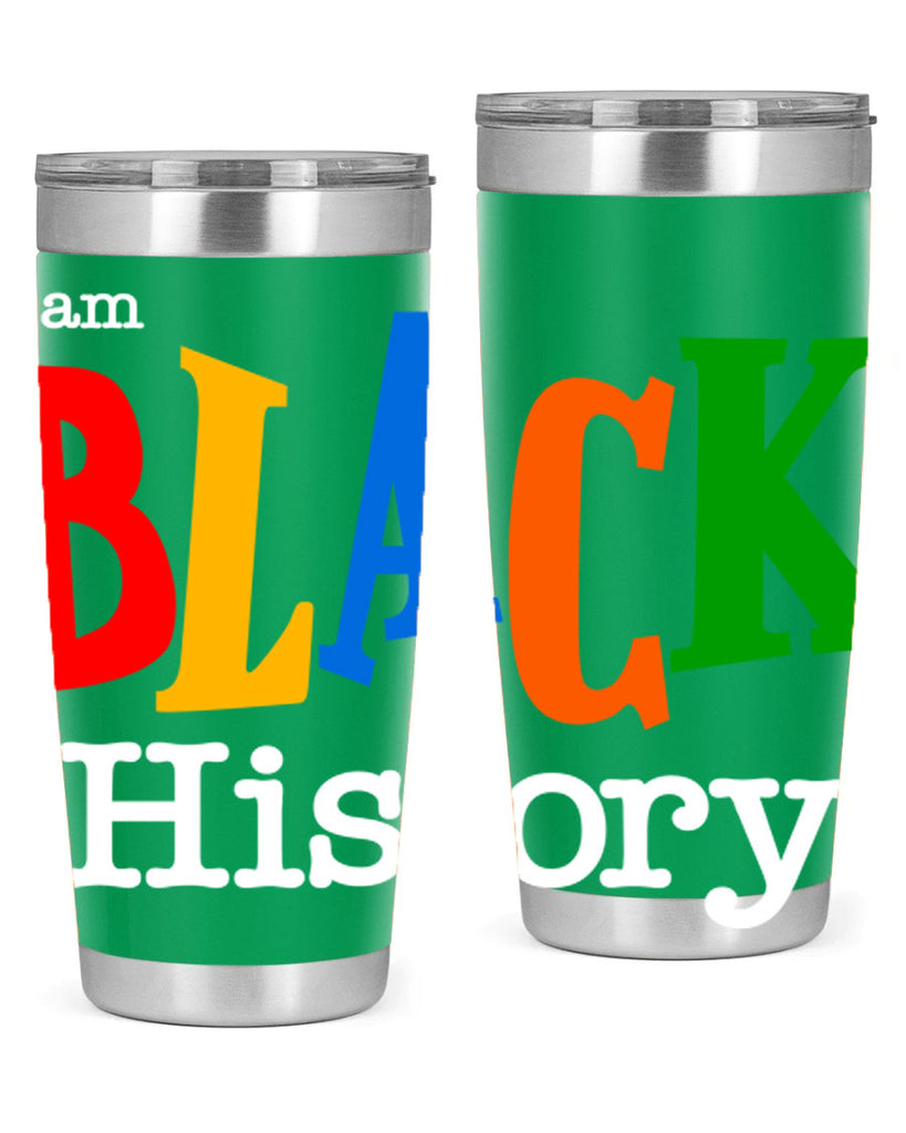 i am black  history 117#- black words phrases- Cotton Tank