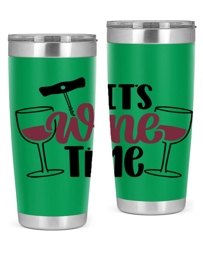 its wine time 46#- wine- Tumbler