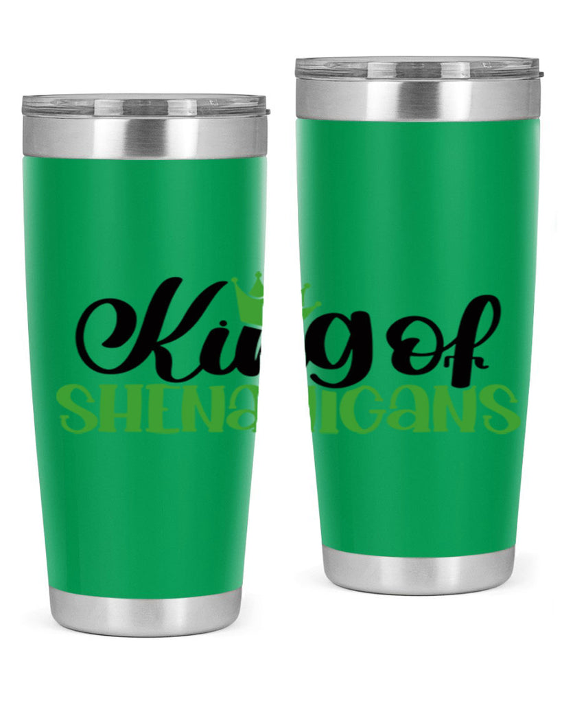 king Of Shenanigans Style 74#- St Patricks Day- Tumbler