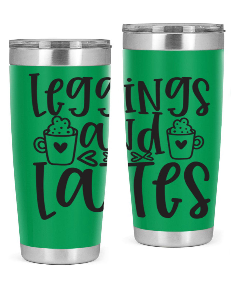 leggings and lattes 389#- mom- Tumbler