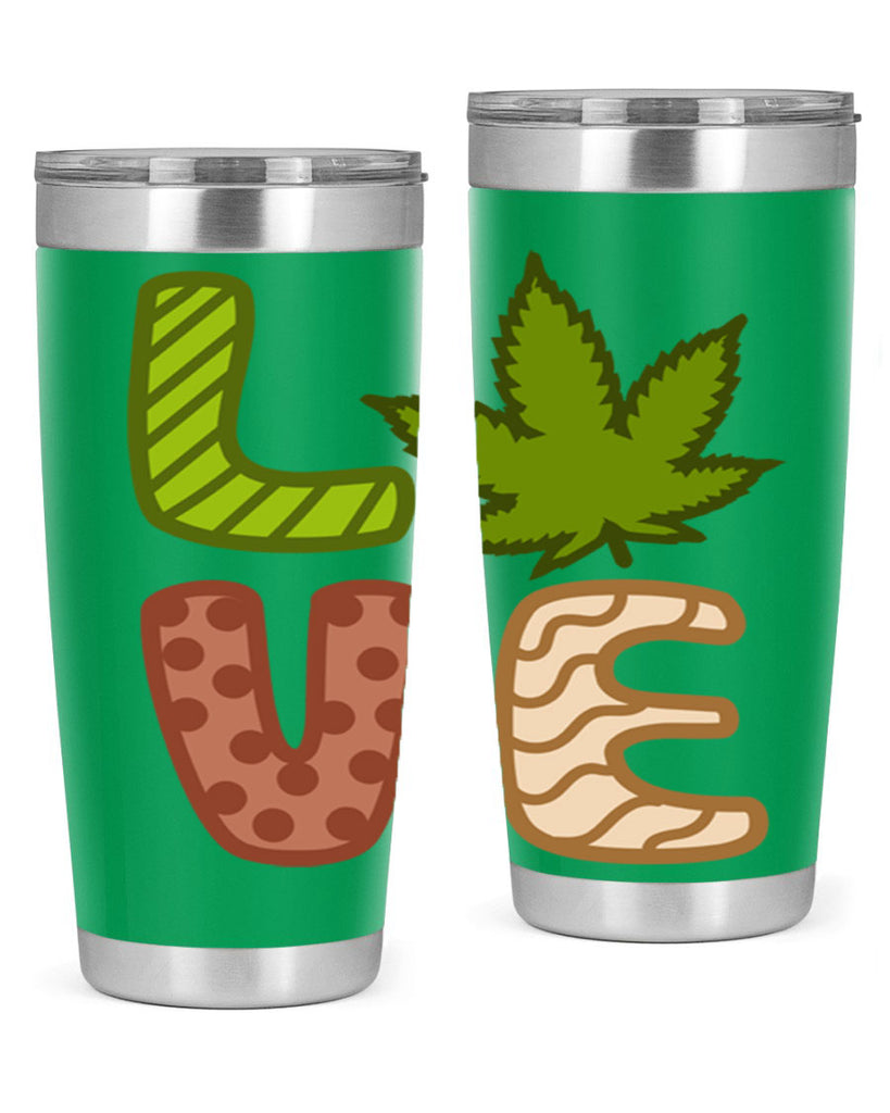 love weed 193#- marijuana- Tumbler