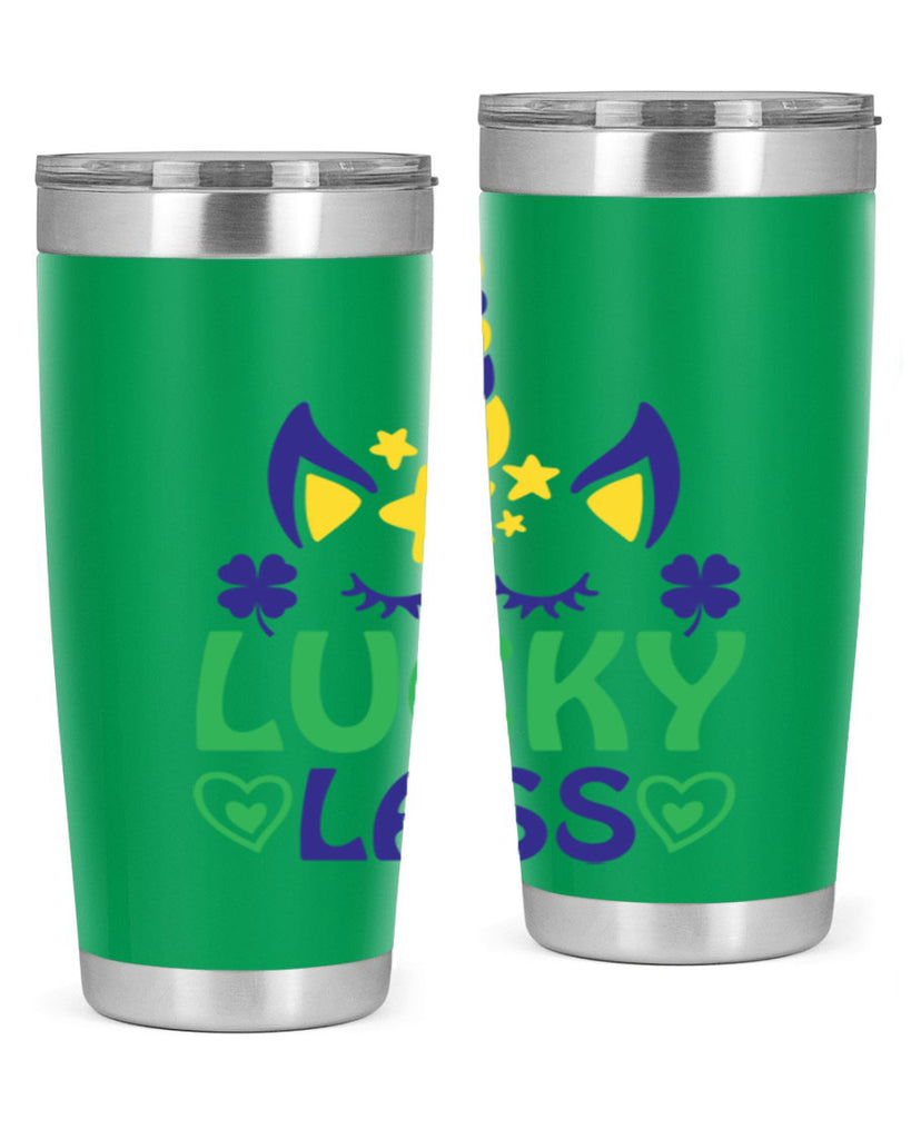 lucy lass 11#- mardi gras- Tumbler