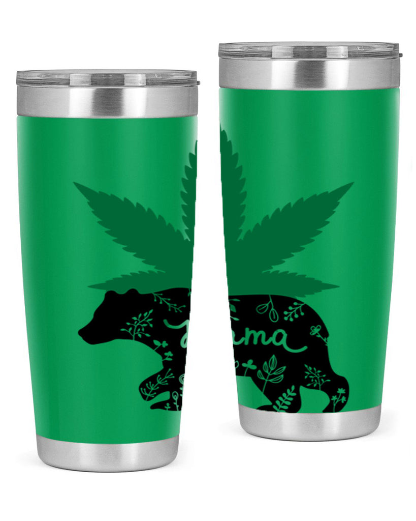 mama bear weed 196#- marijuana- Tumbler