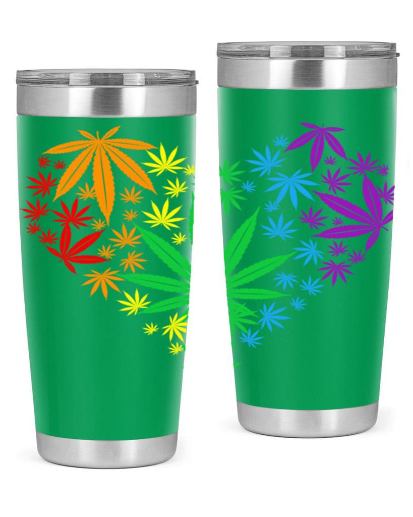 marijuana heart 200#- marijuana- Tumbler