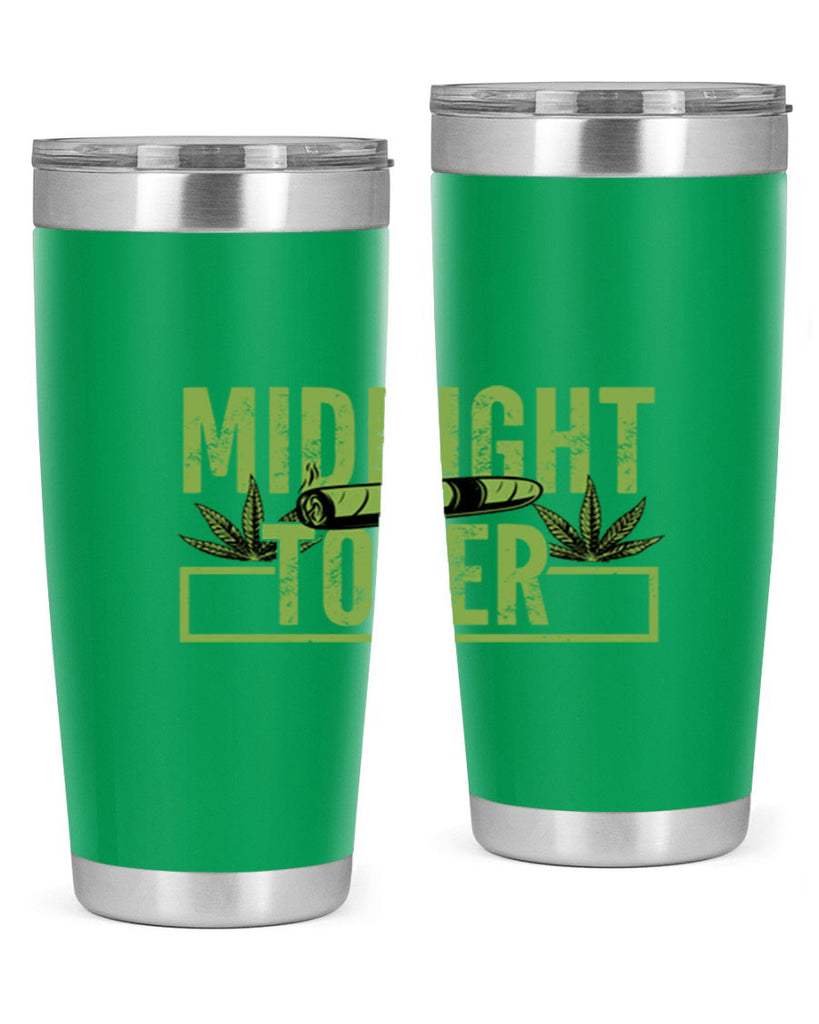 midnight toker 211#- marijuana- Tumbler