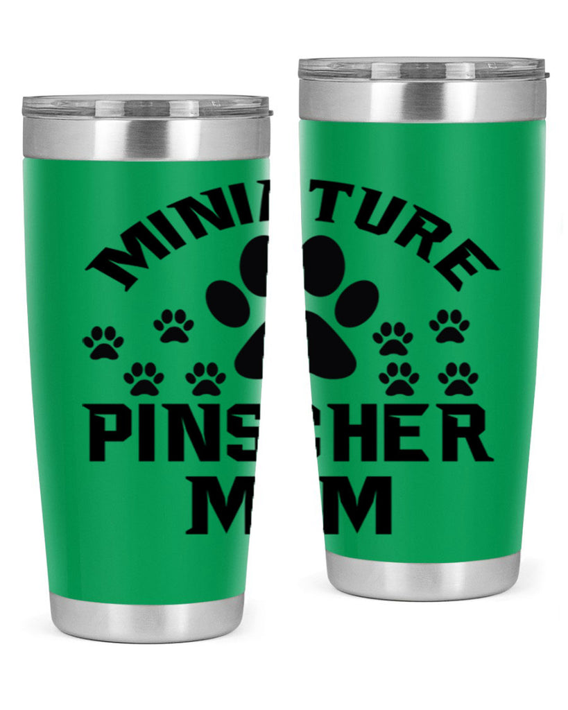 miniature pinscher mom 129#- mom- Tumbler