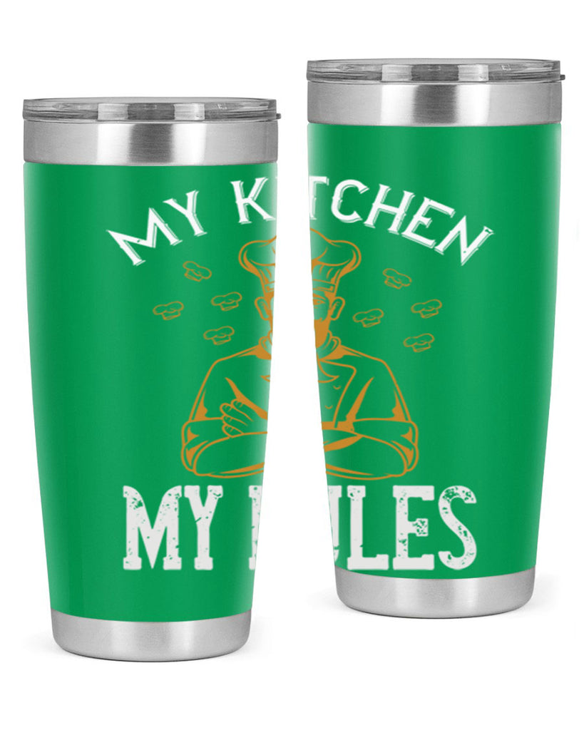 my kitchen my rules 15#- cooking- Tumbler