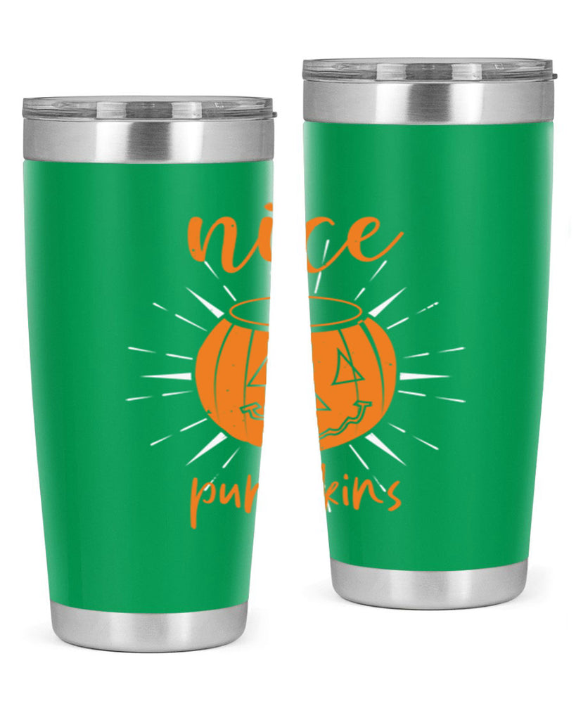 nice pumpkins 138#- halloween- Tumbler