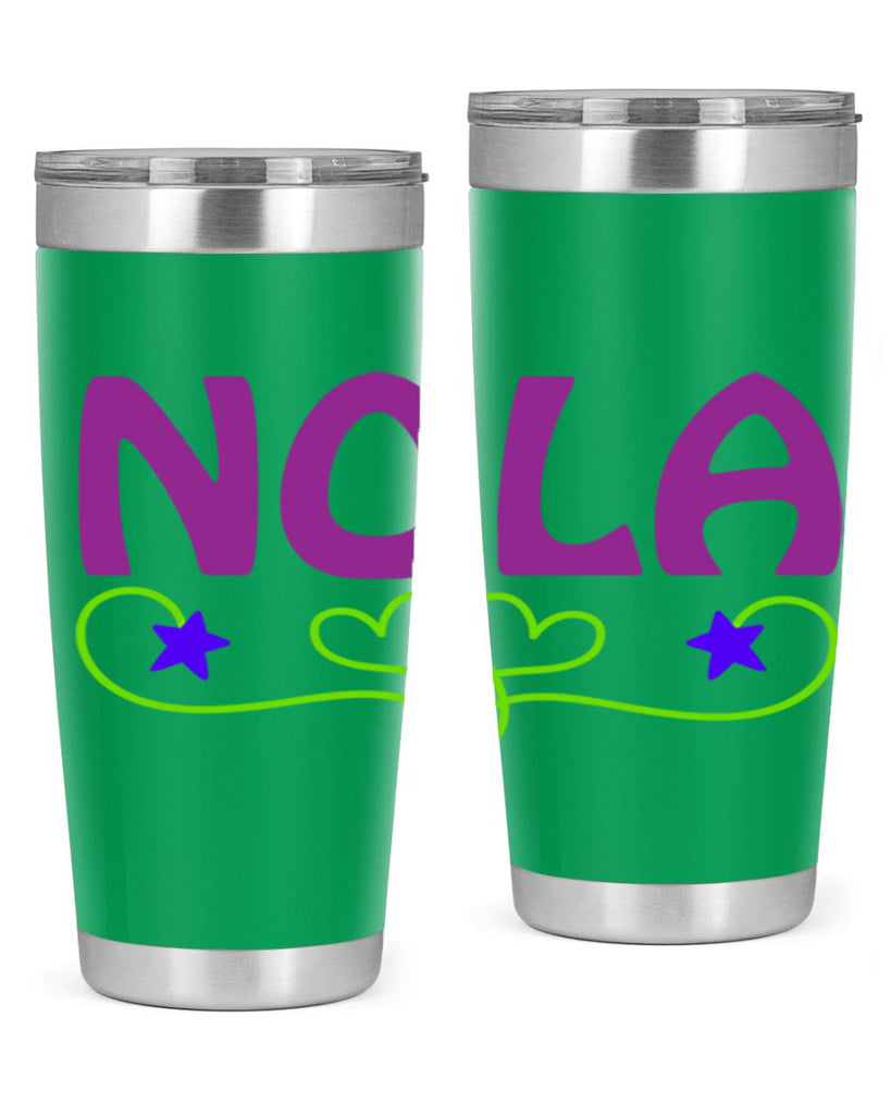 nola 5#- mardi gras- Tumbler