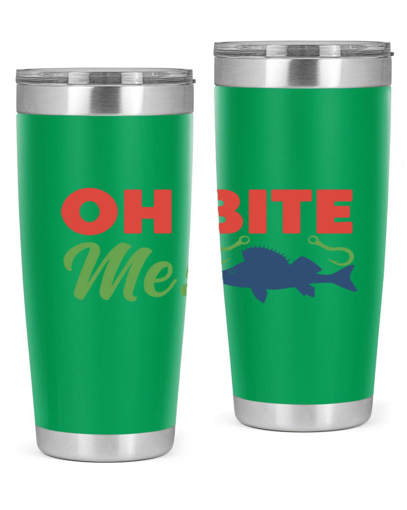 oh bite me 202#- fishing- Tumbler