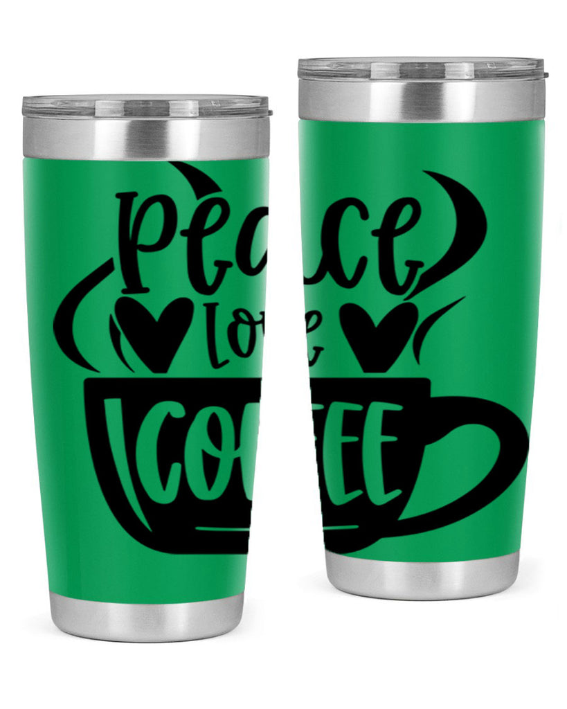 peace love coffee 48#- coffee- Tumbler